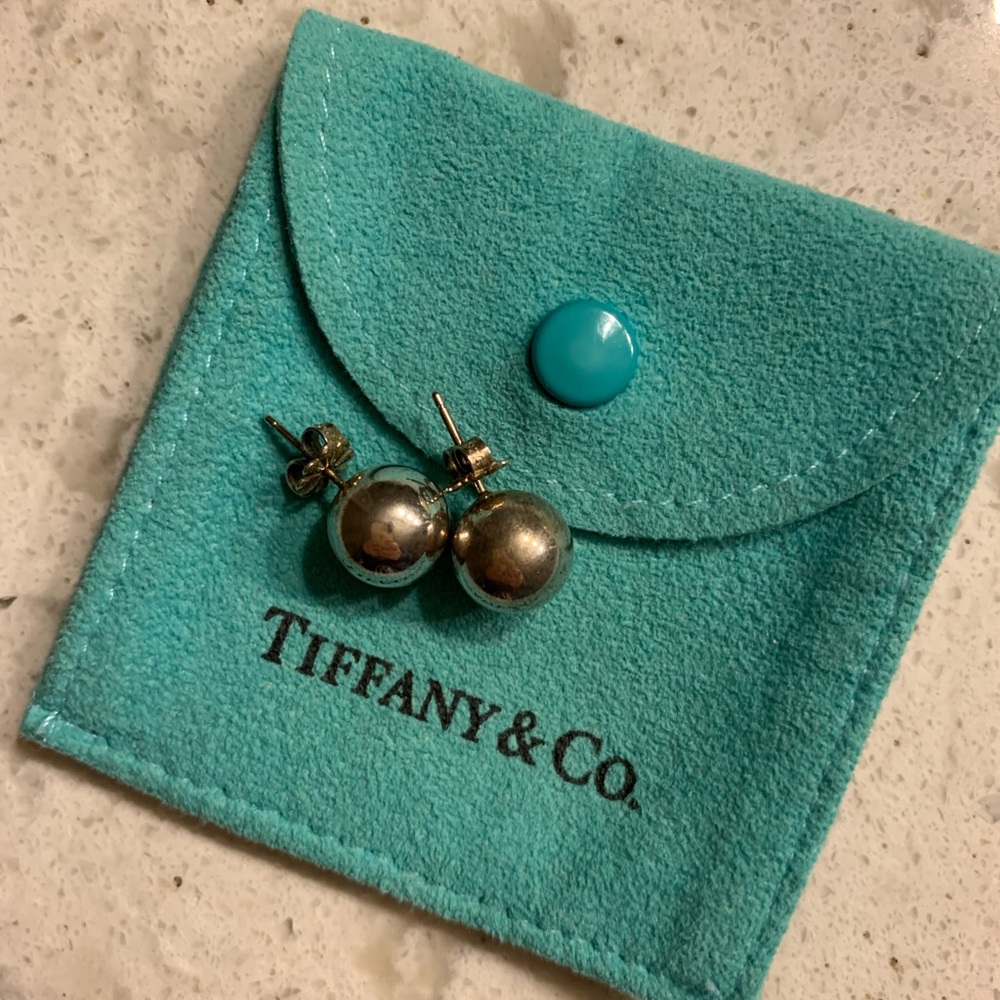 Authentic Tiffany & Co. Ball Earrings